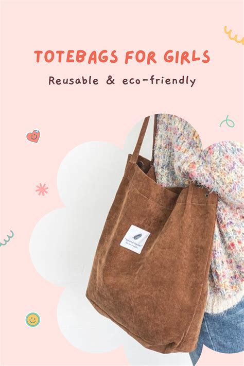 Korean Style Corduroy Tote Bag 6 Colors In 2021 Tote Bag Korean