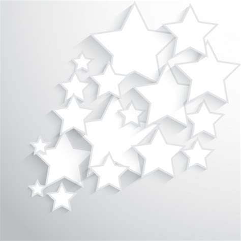 Free Vector Background With White Stars
