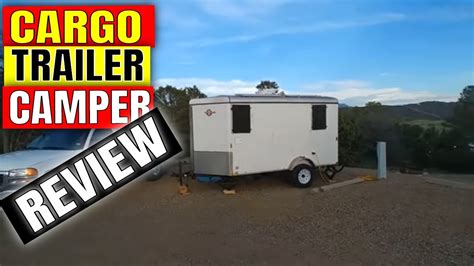 Review Cargo Trailer Camper Conversion Build Youtube