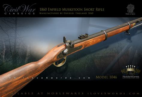 Non Firing Replica 1860 Enfield Musketoon Short Rifle Model 1146 By Denix