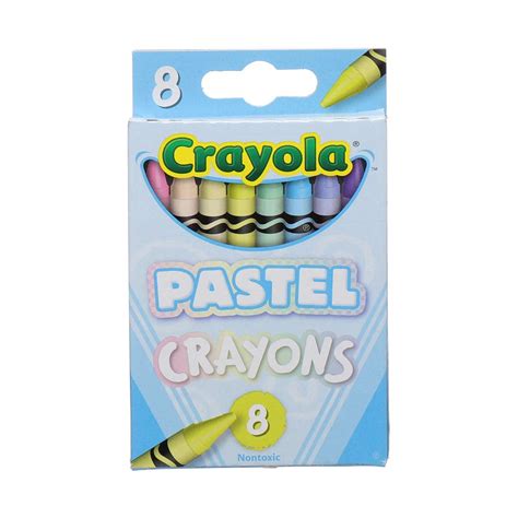 Crayola Pastel Crayons Assorted Colors 8 Count