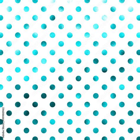 Blue Teal Turquoise White Polka Dot Pattern Swiss Dots Texture D Stock Illustration Adobe Stock