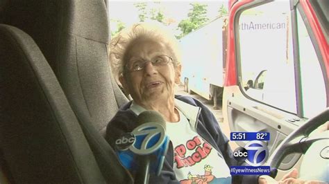 never too old 97 year old new jersey grandma drives big rig abc13 houston