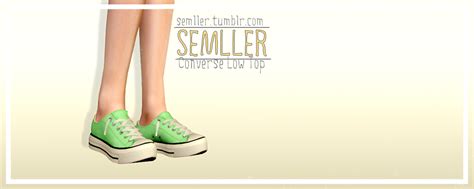 Semller Sims 3 Sims Converse Low Tops