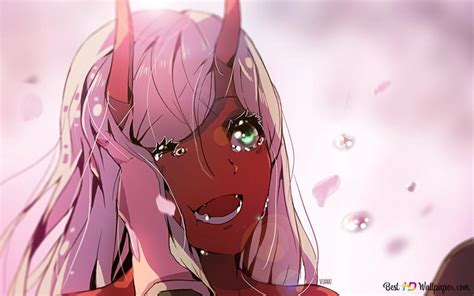 Darling In The Franxx Zero Two Crying 4k Wallpaper Download