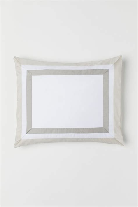 Get the lowest price on your favorite brands at poshmark. Cotton satin pillowcase - Light beige - Home All | H&M GB ...