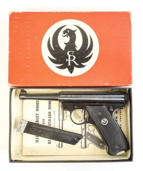 Ruger Standard 22 Lr Semi Auto Pistol In Box Guns And Military