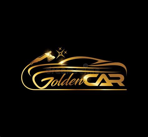 Gold Car Logo Vector Icon Stock Vector Illustration Of Sign 268184341