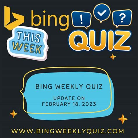 Latest Bing Weekly Quiz 2023 Bing Weekly Quiz