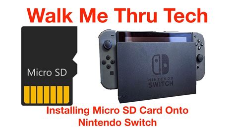 Check spelling or type a new query. Installing Micro SD Card Onto Nintendo Switch Walk Me Thru Tech - YouTube