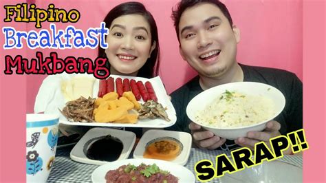 Pinoy Breakfast Mukbang Grabe Ang Sarap Youtube