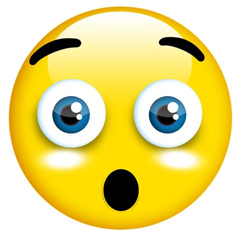 Shocked Uh Oh Face Clipart Png Surprised Emoji Transparent Background Sexiz Pix