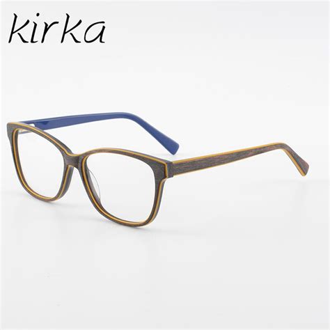 kirka fashion women acetate glasses frames female brand acetate