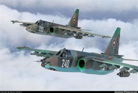Bulgarian Air Force Sukhoi Su 25 Frogfoot Military Police Military