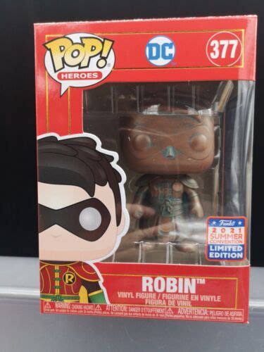 Funko Pop Dc Heroes Imperial Palace Robin Patina 377 China Exclusive