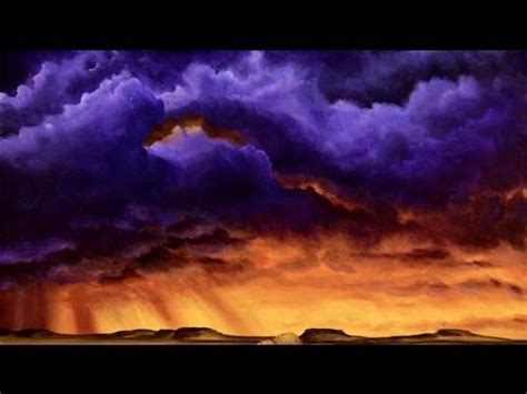 Learn to improve your sunset cloud painting today. Painting Epic Stormy Sunset Clouds - I Was Here Before You ...