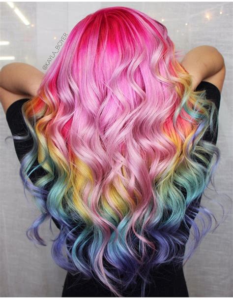 Exotic Hair Color Edgy Hair Color Hair Color Pastel Summer Hair