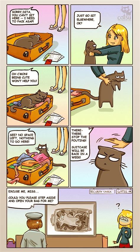 101 Comics That Purrfectly Capture Life With Cats Cat Comics Cute
