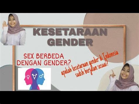 KESETARAAN GENDER PERBEDAAN SEX DAN GENDER SOSIOLOGI PENDIDIKAN