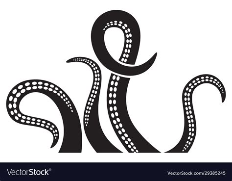 Octopus Tentacles Design Royalty Free Vector Image