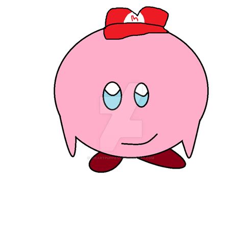 Kirby Wearing Marios Hat By Iheartpuppies1 On Deviantart