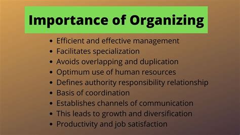 Importance of Organizing In A Business: 9 Important Points
