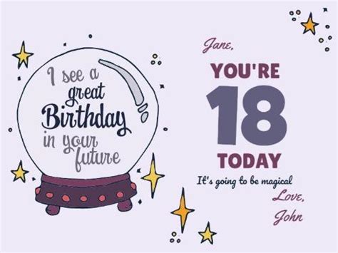 Free Printable 18th Birthday Cards Printable Printable Templates
