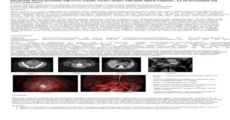 intrauterine abscess presenting with severe systemic €¦ · the outpatient mri result showed a