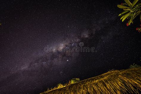 Milky Way In The Night Sky Of Broome Western Australia Stock Image
