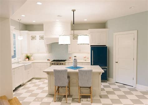 Expert tips on painting your kitchen cabinets. Kitchen Paint Color: Benjamin Moore Perspective CSP-5 ...