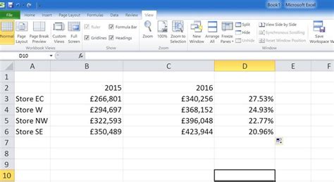 It has multiplied each number by 100 and added the % symbol on the 8. How to calculate percentages in Excel