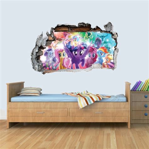 New My Little Pony The Movie Vinyl Smashed Wall Art Decal Sticker