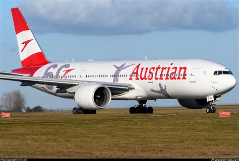 Oe Lpf Austrian Airlines Boeing 777 2q8er Photo By Chris Jilli Id