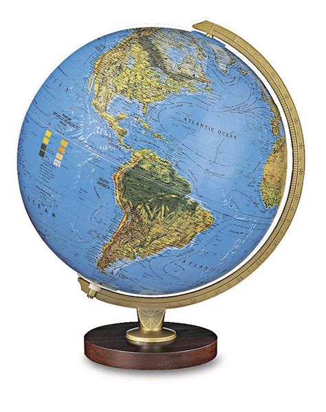Replogle Livingston Illuminated Desktop World Globe 12 Inch Diameter