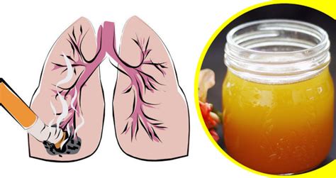 if you smoke for more than 5 years this recipe will easily clear your lungs