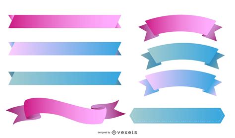 Ribbon Vector Collection Vector Download