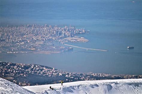 Lebanon Skiing In Lebanon So High Yet So Close To The Sea Beautiful