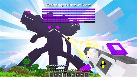 Fighting The Strongest Wither Storm In Minecraft Youtube
