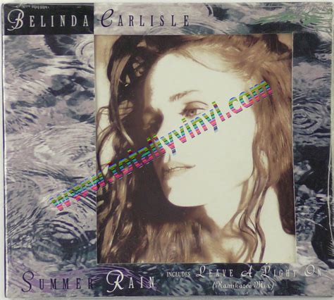 Totally Vinyl Records Carlisle Belinda Summer Rain 7 Edit Summer Rain Justin Strauss