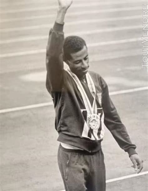 Photo Originale Abebe Bikila Jeux Olympiques Tokyo 1964 Pari Paris 75001