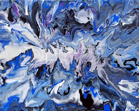 Maaagda Abstract Spin And Fluid Painting By Mark Chadwick