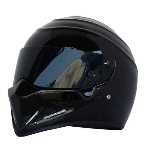 Dot Approved Motorcycle Helmet Motorcycle Cool Black Full Face Riding