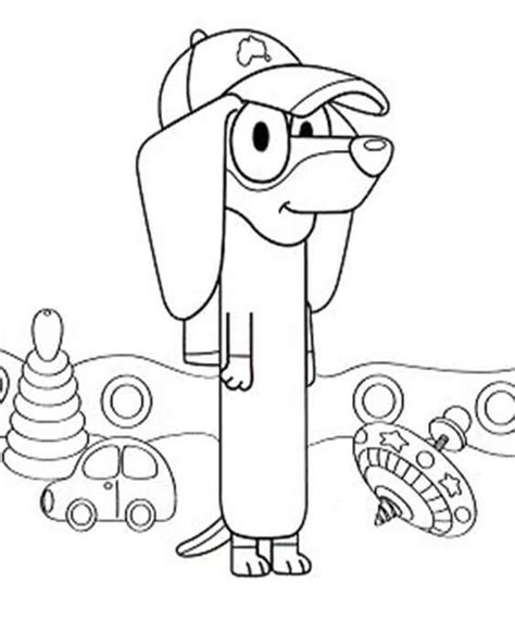 Bluey Grannies Coloring Pages