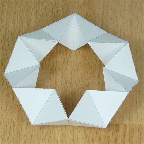 Paper Models Of Dodecagonal Kaleidocycles Paper Models Paper Crafts