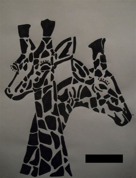 Tribal Giraffes By Chadowikku On Deviantart