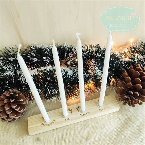 Suporte Para Velas Do Advento