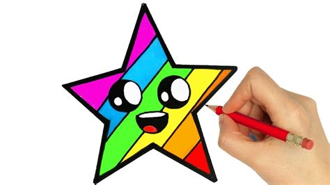 How To Draw A Star Easy Step By Step Youtube