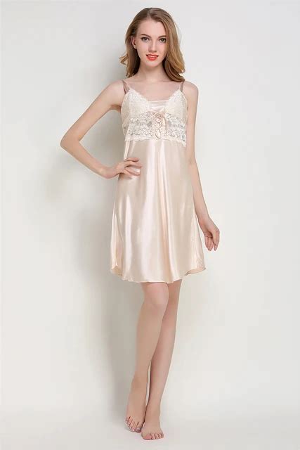 Yomrzl A471 New Arrival Summer Sexy Womens Nightgown One Piece Sleepwear Sleeveless Daily Home