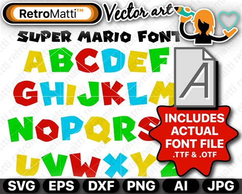 Retromattiwpart11super Mario Font Regular Retromatti Made And
