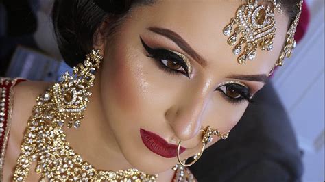 Real Bride Asian Bridal Makeup Traditional Signature Look Youtube